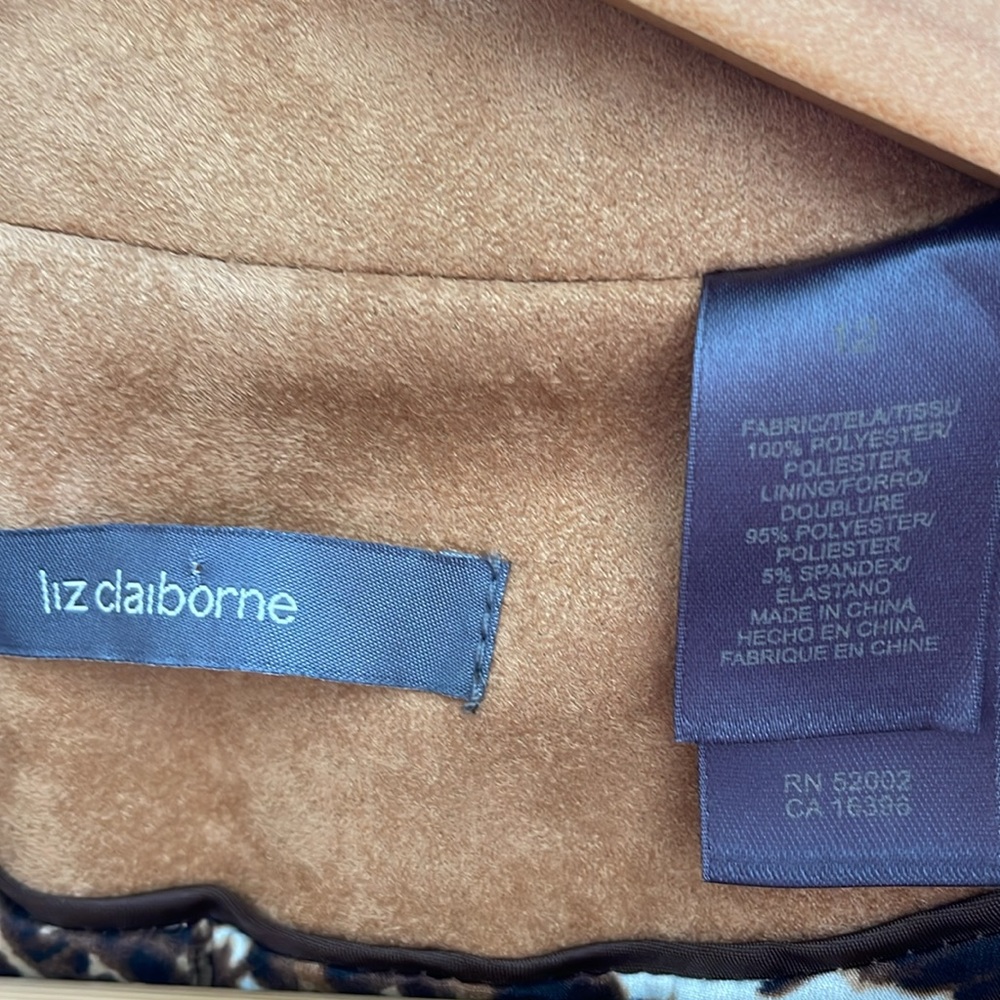 Liz Claiborne Tan Suede Blazer - Picture 11 of 13